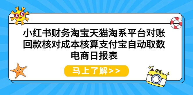 2024年全面升级：电商财务管理课程—从成本核算到支付宝取数技巧