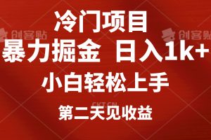 冷门项目，靠一款软件定制头像引流 日入1000+小白轻松上手，第二天见收益