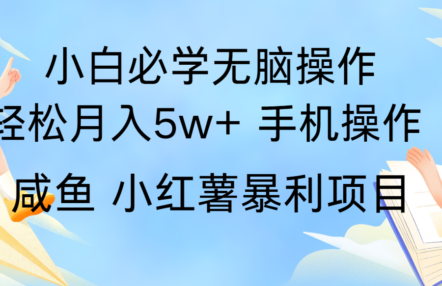 全网首发2024最暴利手机操作项目，简单无脑操作，每单利润最少500+