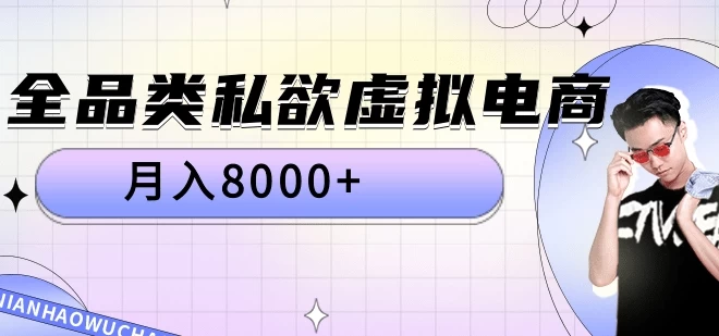 全品类私域虚拟电商 月入8000+保姆级教程