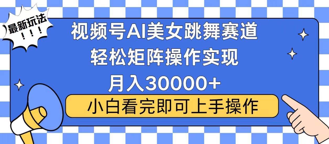 （13813期）视频号蓝海赛道玩法，当天起号，拉爆流量收益，小白也能轻松月入30000+